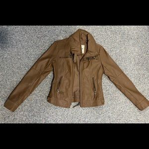 EUC Brown Leather jacket